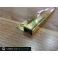 Aluminum Stair Norsing Protetive Anti Slip Trim with Bright Gold